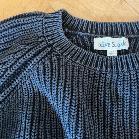 Olive & Oak Zipper Sweater - Medium - Picture 3 of 5